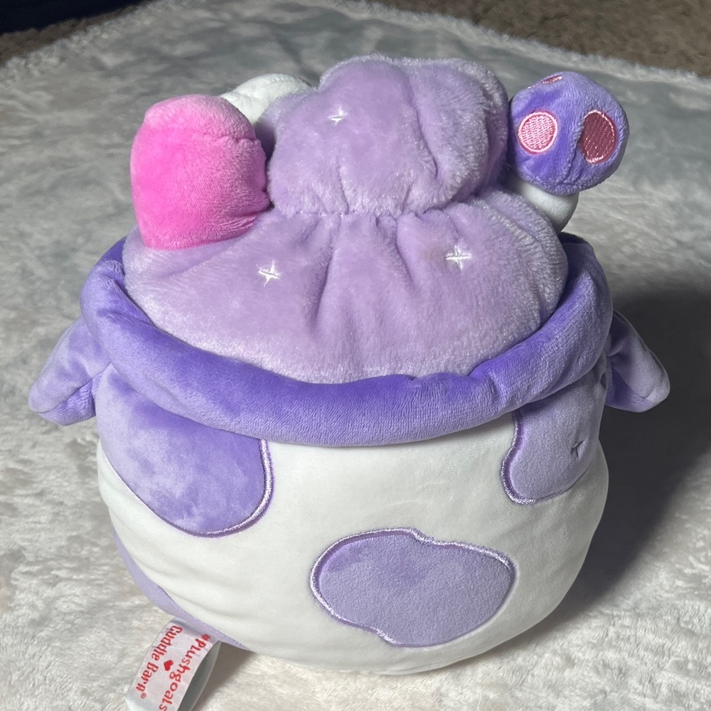 Cuddle Barn Plush Goals Moksha Mooshake Cow Series 2 Purple Goth Kawaii Plushie - Picture 11 of 11